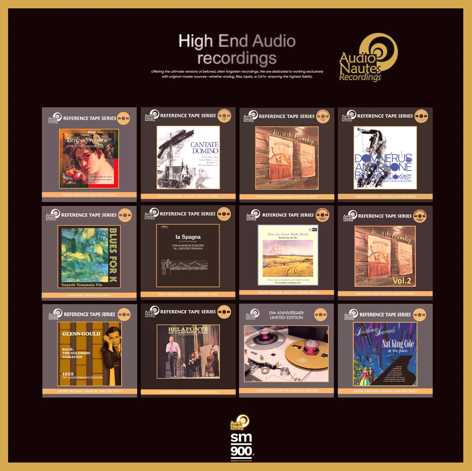 AudioNautes Recordings — Reference Tape Series album cover collection